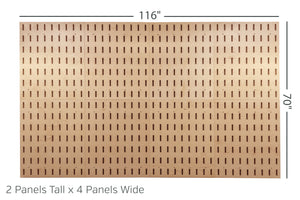 GearKeep Panel Layout - 2x4 (70" Tall x 116" Wide)