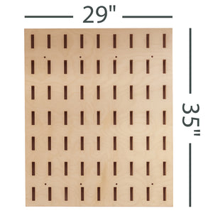 GearKeep Panel Layout - 1x5 (35" Tall x 145" Wide)